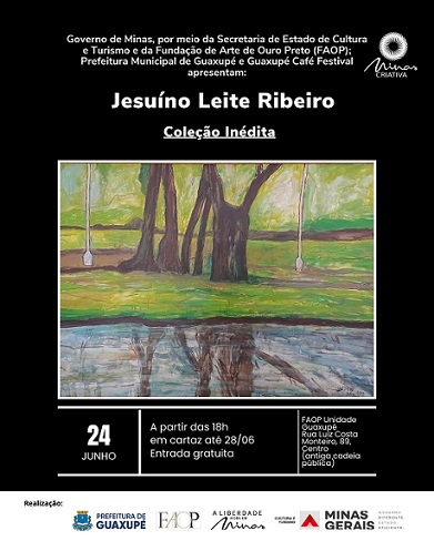 Acontece em Guaxupé exposição inédita de Jesuíno Leite Ribeiro