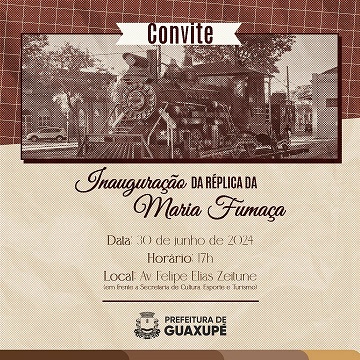 Réplica de locomotiva instalada em Guaxupé será inaugurada no próximo domingo (30/06)